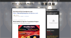 Desktop Screenshot of linguisticmiracle.blogspot.com