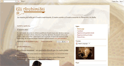 Desktop Screenshot of gliarchimisti.blogspot.com