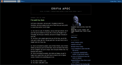 Desktop Screenshot of erifiaapoc.blogspot.com