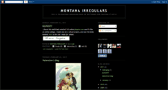 Desktop Screenshot of montanairregulars.blogspot.com