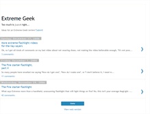 Tablet Screenshot of extreme-geek.blogspot.com