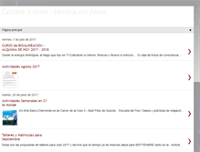 Tablet Screenshot of cristinaaurora-medicadelalma.blogspot.com