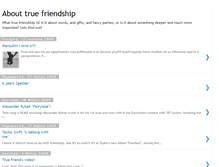 Tablet Screenshot of abouttruefriendship.blogspot.com