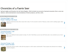 Tablet Screenshot of chroniclesofafaerieseer.blogspot.com
