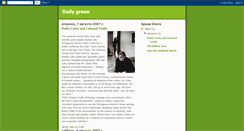 Desktop Screenshot of daily-green.blogspot.com