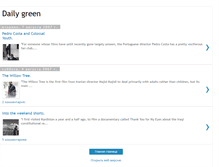 Tablet Screenshot of daily-green.blogspot.com