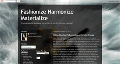 Desktop Screenshot of fashionizeharmonizematerialize.blogspot.com