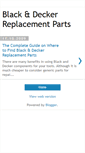 Mobile Screenshot of blackanddeckerreplacementparts.blogspot.com