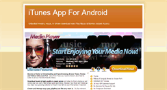 Desktop Screenshot of itunesappforandroid.blogspot.com