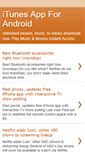 Mobile Screenshot of itunesappforandroid.blogspot.com