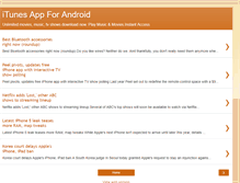 Tablet Screenshot of itunesappforandroid.blogspot.com