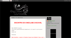 Desktop Screenshot of cineclubecascavel.blogspot.com