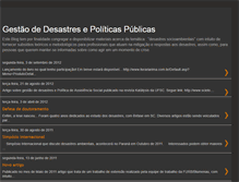 Tablet Screenshot of gestaodedesastres.blogspot.com