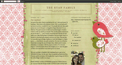 Desktop Screenshot of lafamilleryan.blogspot.com