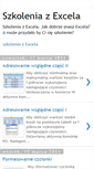 Mobile Screenshot of excel-szkolenia.blogspot.com