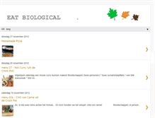 Tablet Screenshot of eatbiological.blogspot.com