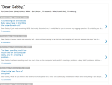 Tablet Screenshot of deargabby-sherri.blogspot.com