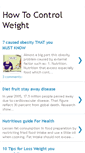 Mobile Screenshot of howtocontrolweight.blogspot.com