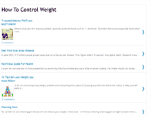 Tablet Screenshot of howtocontrolweight.blogspot.com