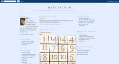 Desktop Screenshot of mathfactoid.blogspot.com