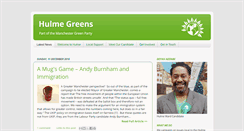 Desktop Screenshot of hulmegreenparty.blogspot.com