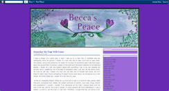 Desktop Screenshot of beccaspeace32.blogspot.com