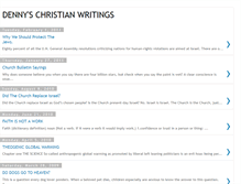 Tablet Screenshot of dennyschristianwritings.blogspot.com