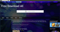 Desktop Screenshot of freedownload-all-things.blogspot.com