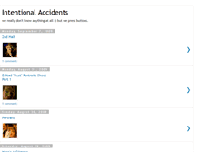 Tablet Screenshot of intentionalaccidents.blogspot.com