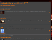 Tablet Screenshot of michael-iloveyoumore.blogspot.com