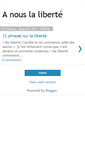 Mobile Screenshot of anouslaliberte.blogspot.com