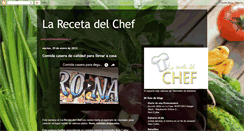 Desktop Screenshot of larecetadelcheftvb.blogspot.com