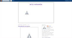 Desktop Screenshot of miranda-alittlebitoflifeandsuch.blogspot.com