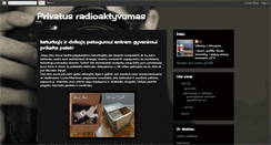 Desktop Screenshot of privatusradioaktyvumas.blogspot.com