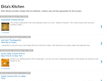 Tablet Screenshot of ektaskitchen.blogspot.com