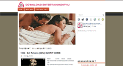 Desktop Screenshot of downloadentertainment4u.blogspot.com