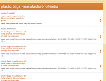 Tablet Screenshot of plastcbags-manufacturer-of-india.blogspot.com