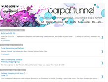 Tablet Screenshot of carpaltunnelmagazine.blogspot.com