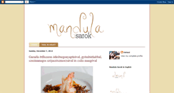 Desktop Screenshot of mandulasarok.blogspot.com