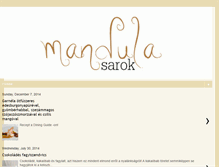 Tablet Screenshot of mandulasarok.blogspot.com