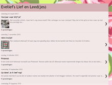 Tablet Screenshot of eveliefsliefenleedjes.blogspot.com