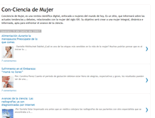 Tablet Screenshot of con-cienciademujer.blogspot.com