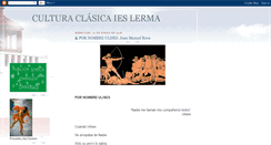 Desktop Screenshot of culturaclasicaieslerma.blogspot.com