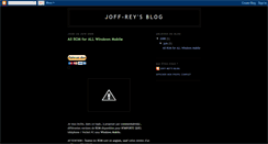 Desktop Screenshot of joff-rey.blogspot.com