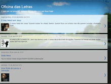 Tablet Screenshot of oficinadasletras.blogspot.com