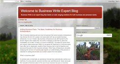 Desktop Screenshot of businesswrite.blogspot.com