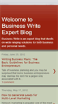 Mobile Screenshot of businesswrite.blogspot.com