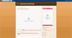 Desktop Screenshot of cyberiannomad.blogspot.com