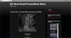 Desktop Screenshot of deaththrashblack.blogspot.com