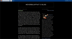 Desktop Screenshot of neverbluff67.blogspot.com